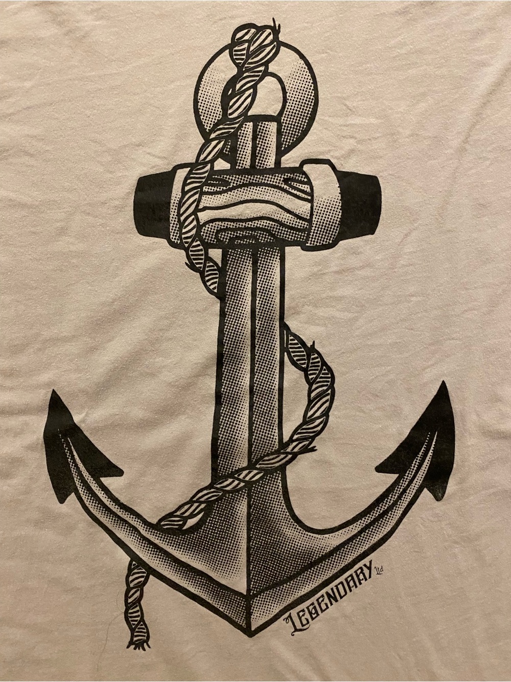 Legendary Ltd. Timeless Anchor Graphic T-Shirt EUC M